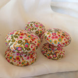 Paisley ditsy flower cute drawer pull cupboard new knob bedside cabinet nursery wooden wardrobe children shabby chic dressing table kitchen