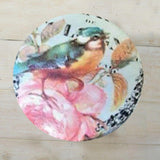 Colourful Birds and Flowers Decoupage Knobs