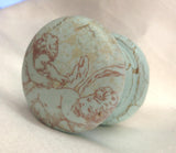 Eggshell blue cherub angels old crackle aged new knob armoire bedside cabinet cupboard handle drawer pull shabby chic dressing table kitchen