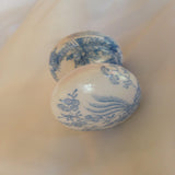 China Blue Pottery style knob cupboard door handle wardrobe welsh dresser bedside cabinet wardrobe desk dressing table dining room  kitchen