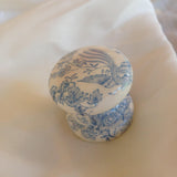 China Blue Pottery style knob cupboard door handle wardrobe welsh dresser bedside cabinet wardrobe desk dressing table dining room  kitchen