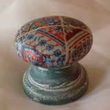 Moroccan mosaic indie bohemian boho orange black jade blue drawer pull cupboard knob bedside cabinet dressing table kitchen dresser aged new