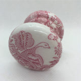 Pink tulle birds traditional china style welsh dresser handle cupboard knob bedside cabinet wardrobe dressing tablerdrobe