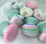 Children's nursery mix n match cute polka dot candy stripe ditsy flower blue changing unit bedroom cupboard knob handle drawer pull wardrobe