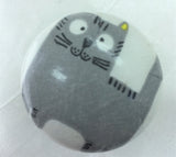 Children cartoon cat black white grey infant bedroom cupboard knob handle drawer pull dressing computer table wardrobe study bedside desk