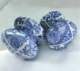 Blue mosaic tile boho ethnic traditional  wood new knob drawer pull welsh dresser armoire handle bedside cabinet dressing table wardrobe