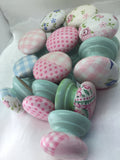 Children's nursery mix n match cute polka dot candy stripe ditsy flower blue changing unit bedroom cupboard knob handle drawer pull wardrobe