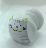 Children cartoon cat black white grey infant bedroom cupboard knob handle drawer pull dressing computer table wardrobe study bedside desk